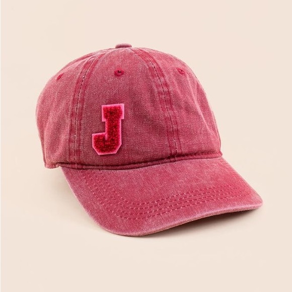 J Initial Soft Patch Baseball Hat NWT ❤️ - Picture 1 of 10